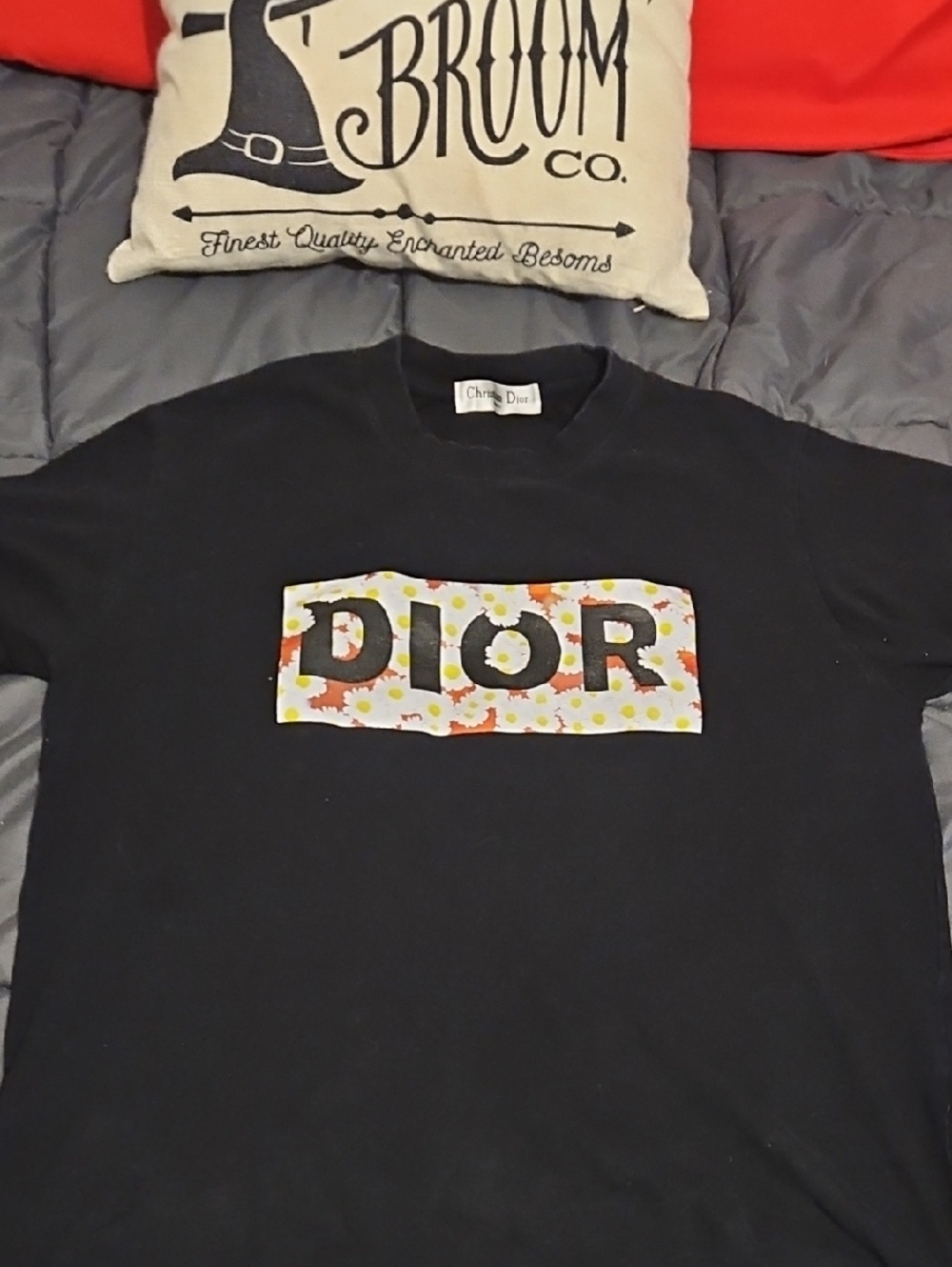 Dior Floral Box Logo Tee Size M